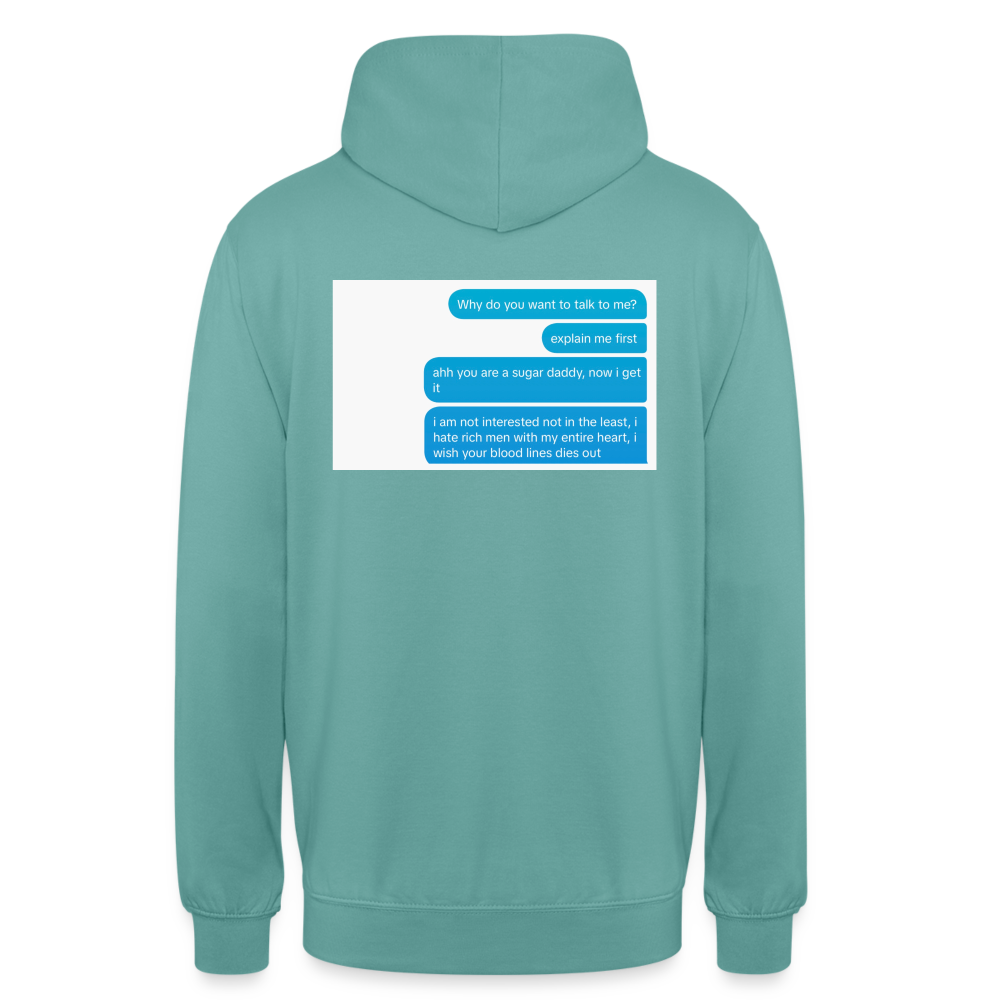 Hoodie of your dreams - pastel turquoise